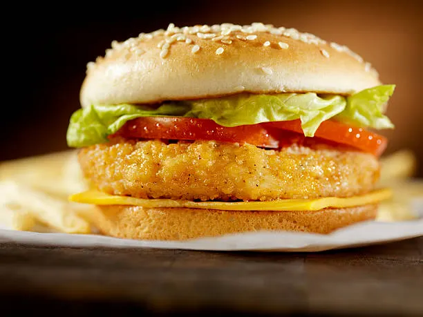Hamburguesa Pollo crocante